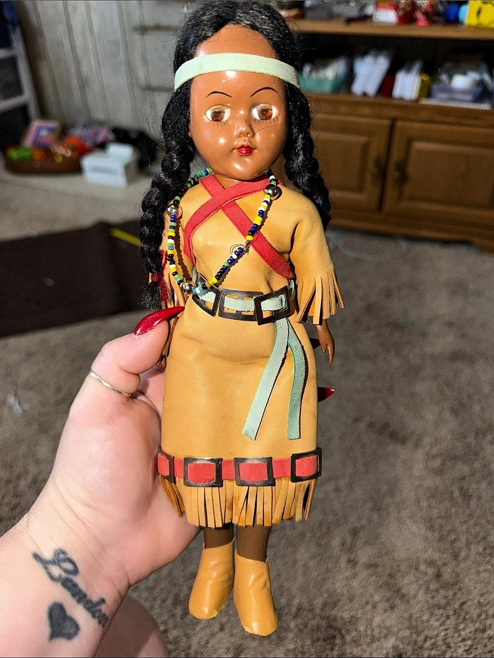 Native American Doll Figure